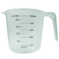 0.5公升耐熱耐蝕塑膠量杯